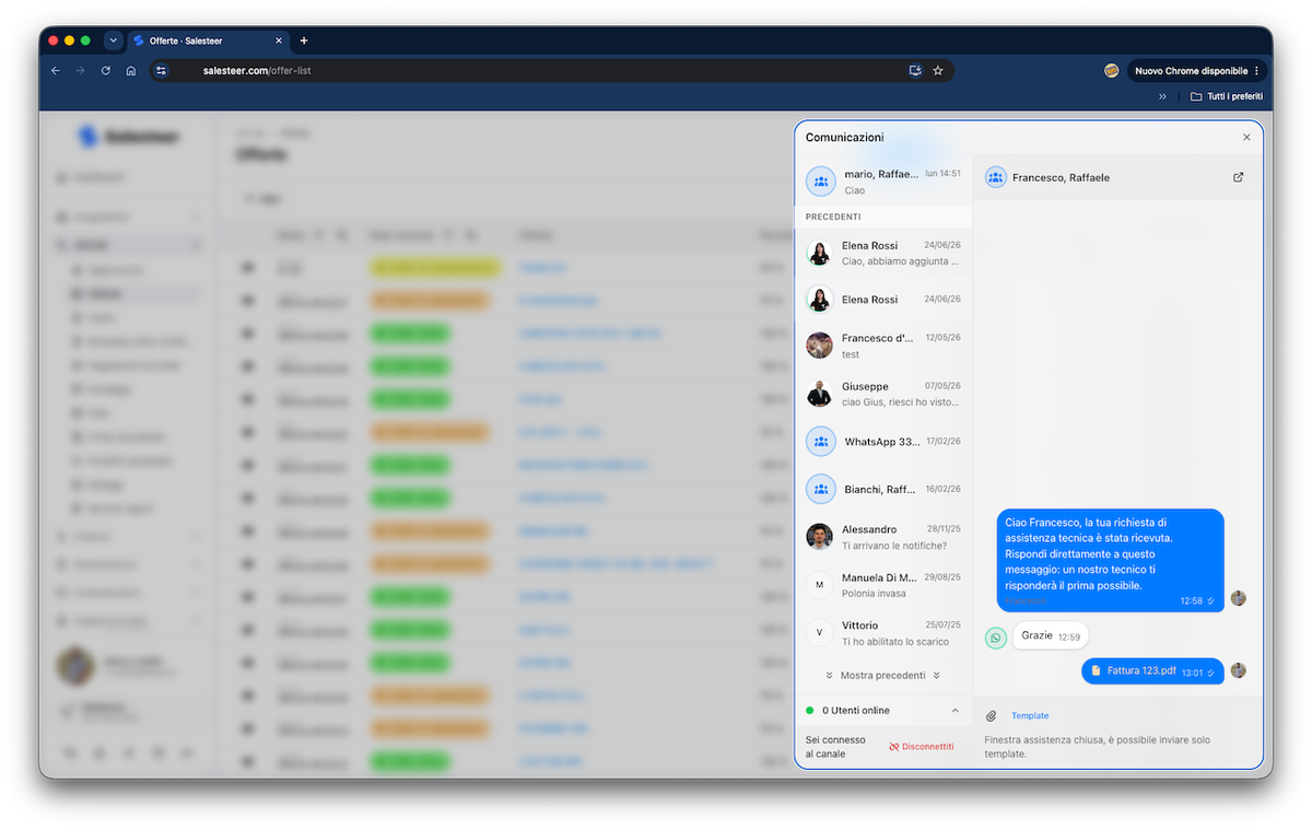 Come configurare WhatsApp Business su Salesteer: guida passo passo
