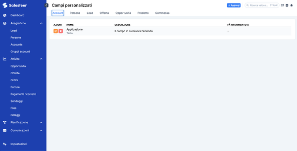 Nuovi Campi Personalizzati su Salesteer: Personalizza e Potenzia la Gestione dei Dati Aziendali